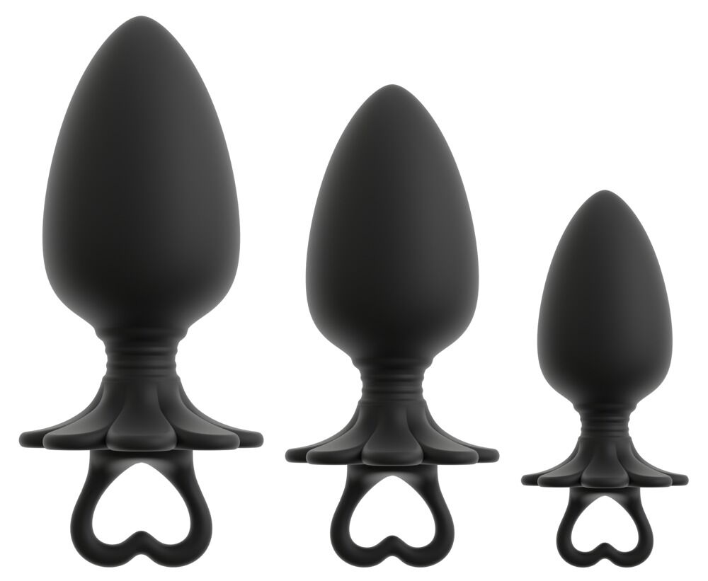 3-teiliges Analplug-Set