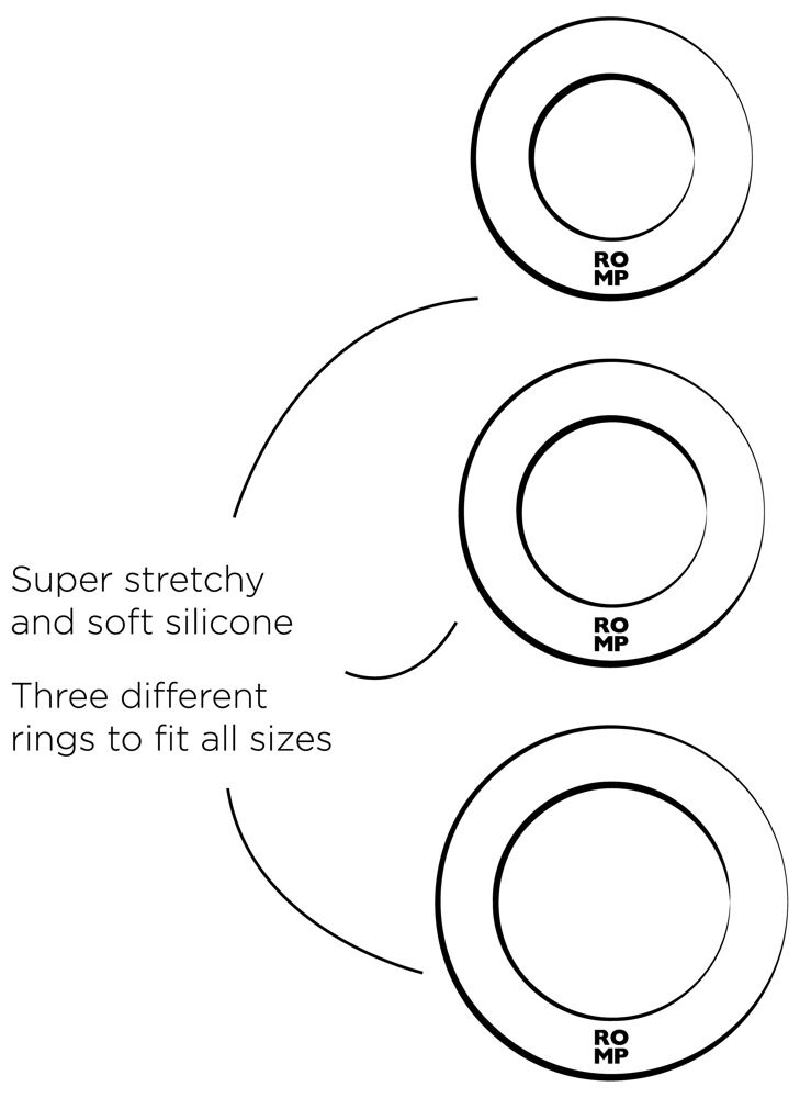 3-teiliges Penisring-Set „Remix Trio“ aus Silikon
