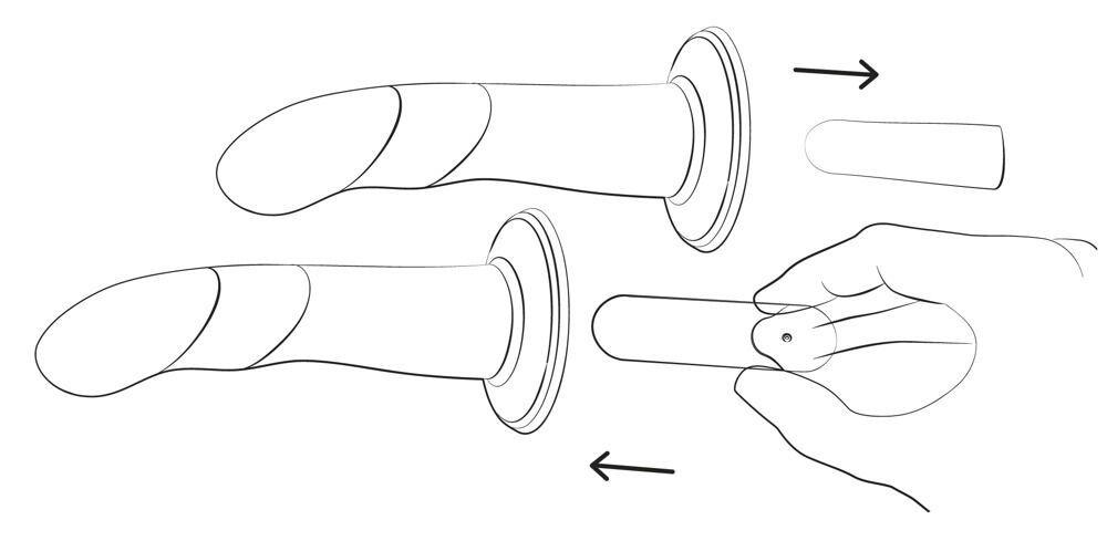 Dildo „Piccolo“ mit starkem Saugfuß