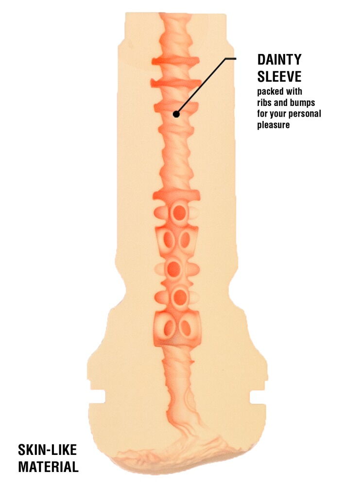 Masturbator „Feel Dainty Wilder“ mit intensiver Stimulationsstruktur