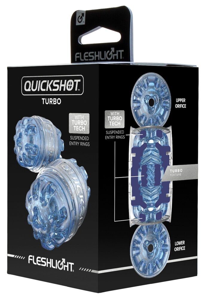 Masturbator „Quickshot Turbo“ mit Turbo Tech Struktur