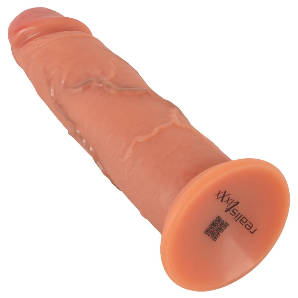 Naturdildo „Real Skin“ mit Saugfuß