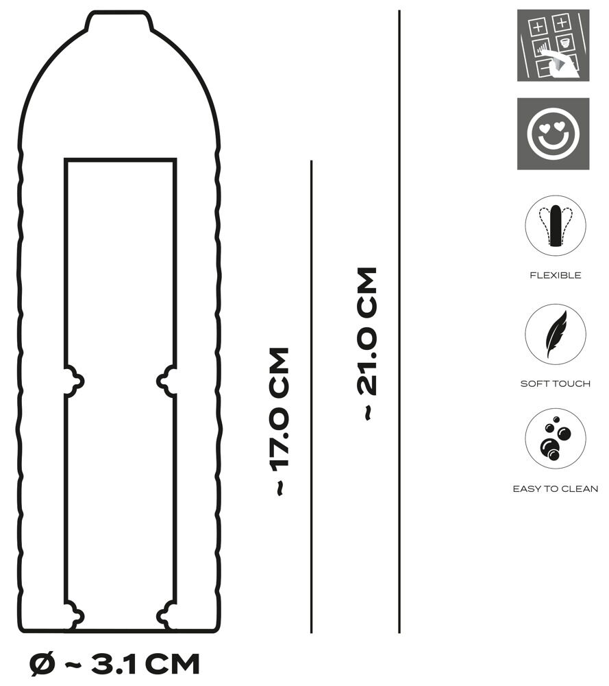 Ersatzsleeve „Performance Size XL“ für Suck-O-Mat 3