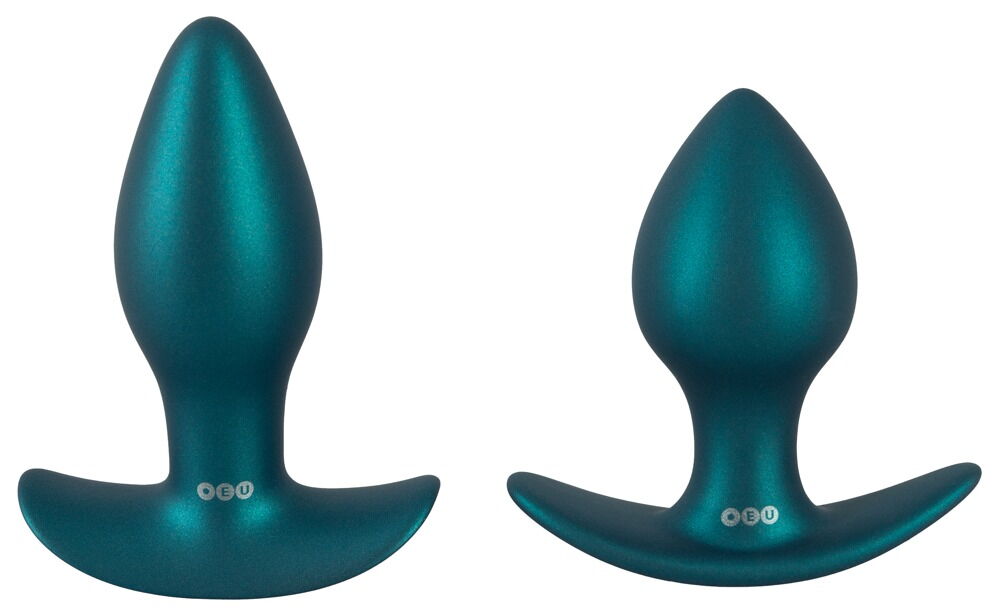 Analplug „Metallic“ aus Silikon