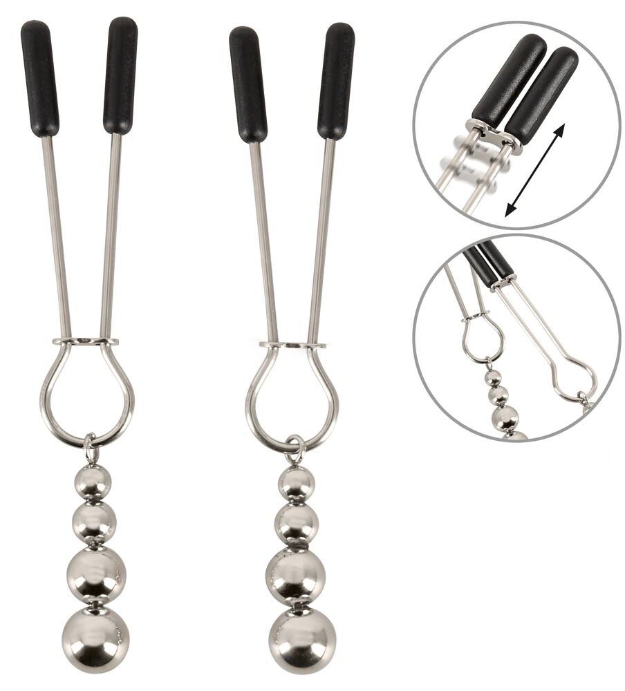 Nippelklemmen mit Kugelschmuck