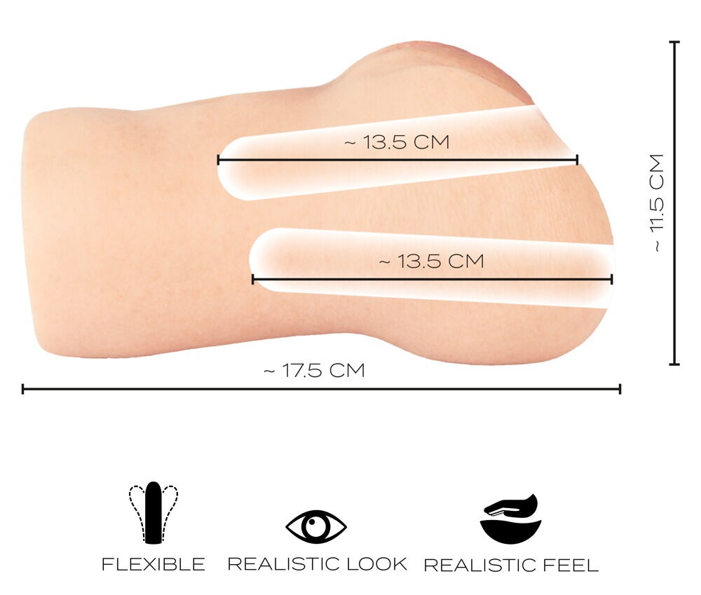 Masturbator „Real Stroker“ mit Vagina und Anus