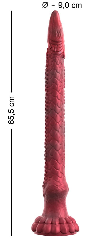 Dildo „The Enormous Eel“ mit Saugfuß