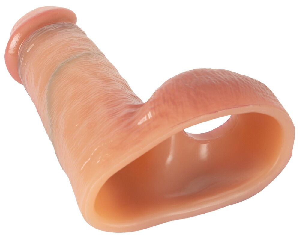 Penishülle „RealSleeve Intense“ mit Hodenhülle