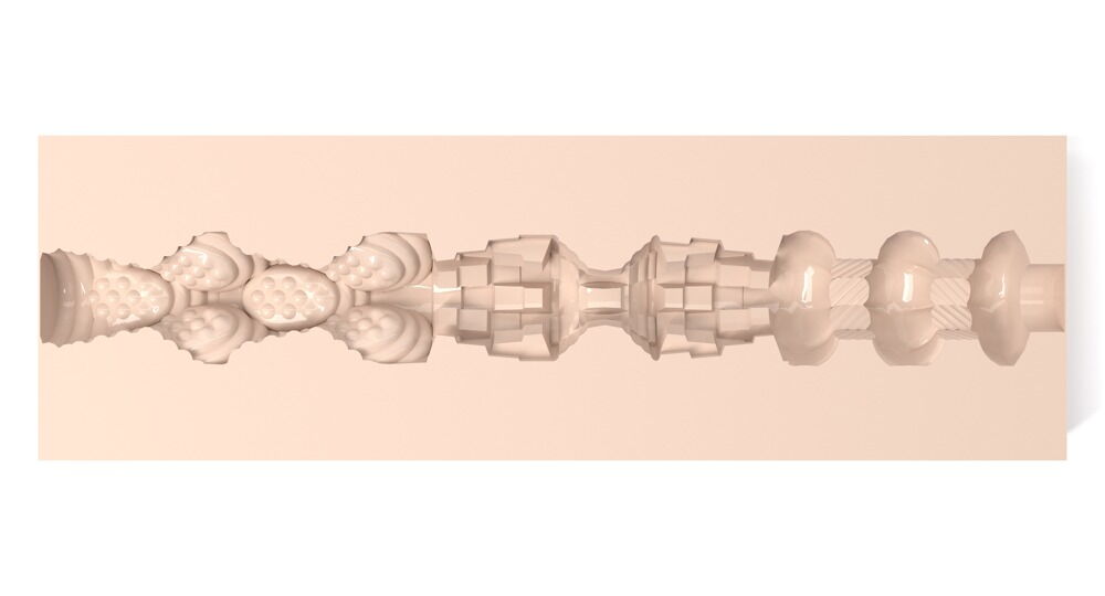 Masturbator „Kayley Gunner“ mit intensiver Stimulationsstruktur