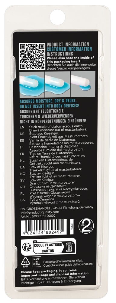 Trocknungsstick für Masturbatoren und Sleeves