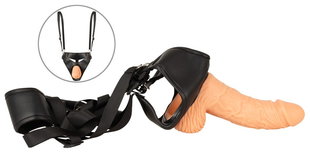 Strap-on mit hohlem Dildo