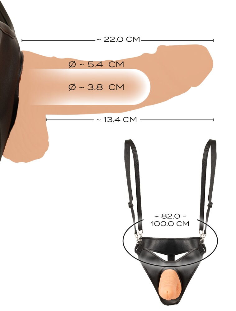 Strap-on mit hohlem Dildo