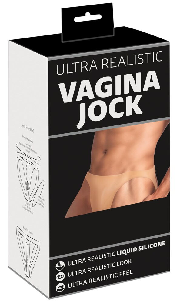 Silikon-Jock „Ultra Realistic" mit Vulva und Vagina