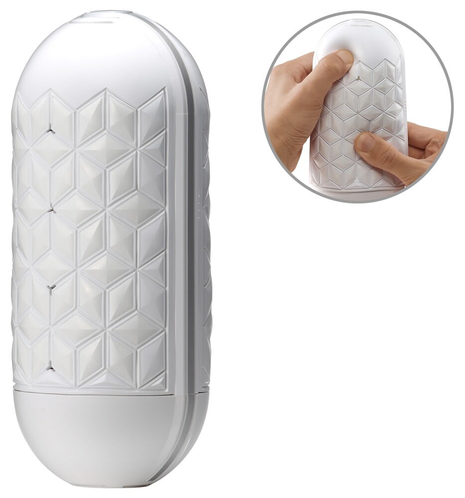 Masturbator „Flip Flexy” mit rundum griffiger Flexible Shell Außenhülle