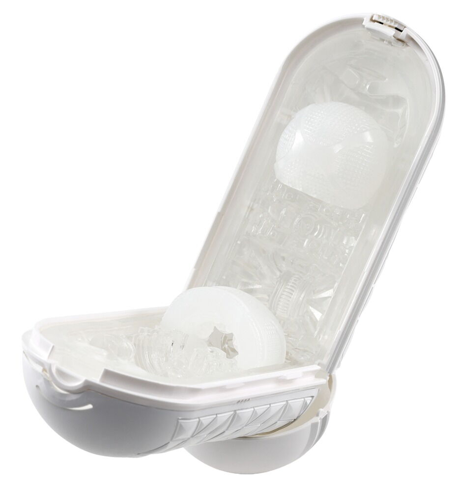 Masturbator „Flip Flexy” mit rundum griffiger Flexible Shell Außenhülle