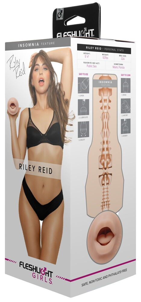 Masturbator „Riley Reid Insomnia“ mit intensiver Reizstruktur