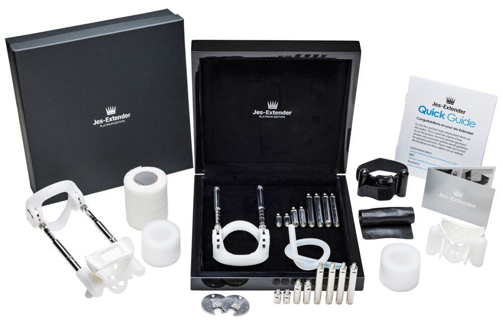 Penis-Expander „Platinum“ mit 950er-Platinbeschichtung