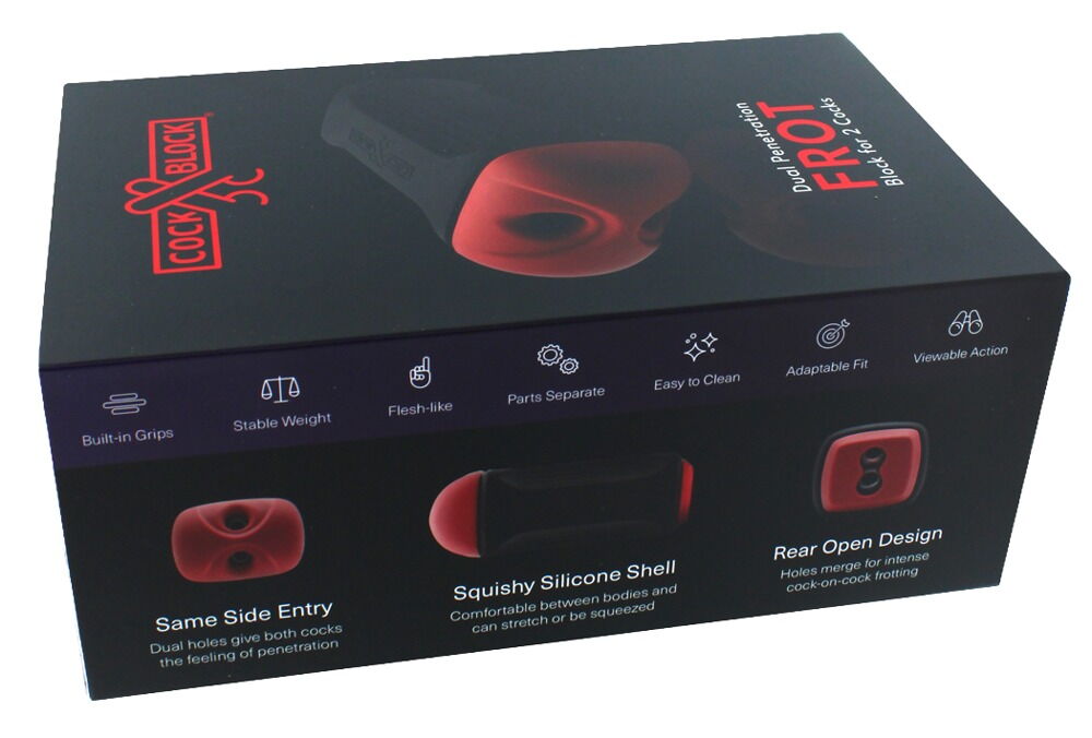 Masturbator „CockBlock“ für 2 Penisse