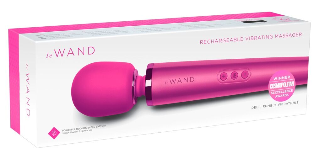 Massagestab „le Wand“ mit 20 Vibrationsmodi in 10 Intensitäten