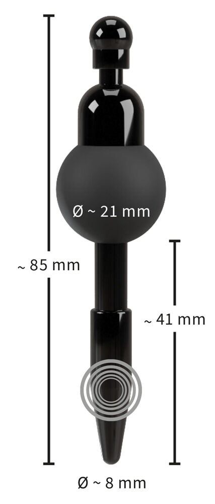 „Vibrating Penis Plug“ mit Stopper