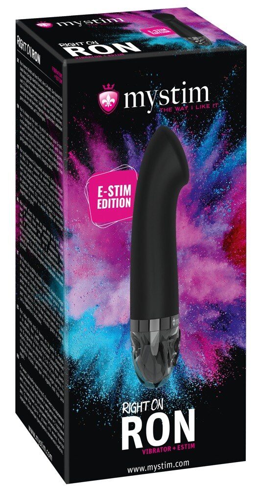 Vibrator „Right on Ron“ mit E-Stim