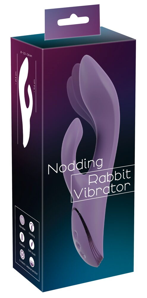 „Nodding Rabbit Vibrator“ mit rhythmisch nickender G-Zonen-Spitze in 3 Speeds