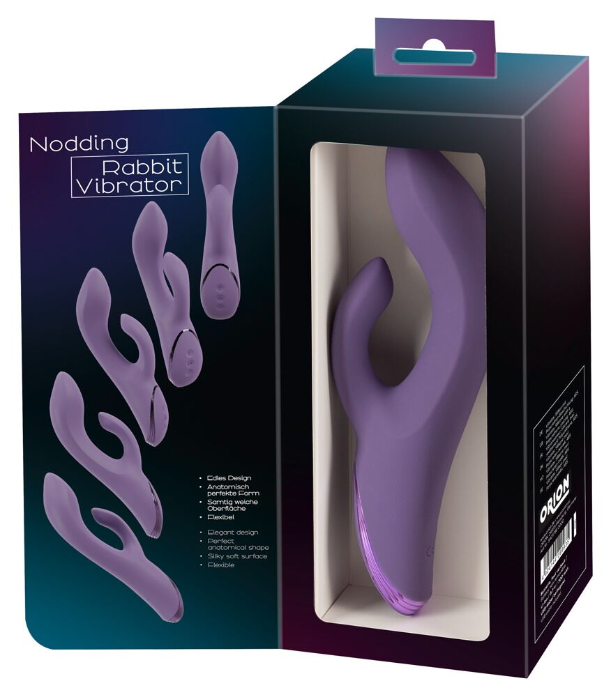 „Nodding Rabbit Vibrator“ mit rhythmisch nickender G-Zonen-Spitze in 3 Speeds