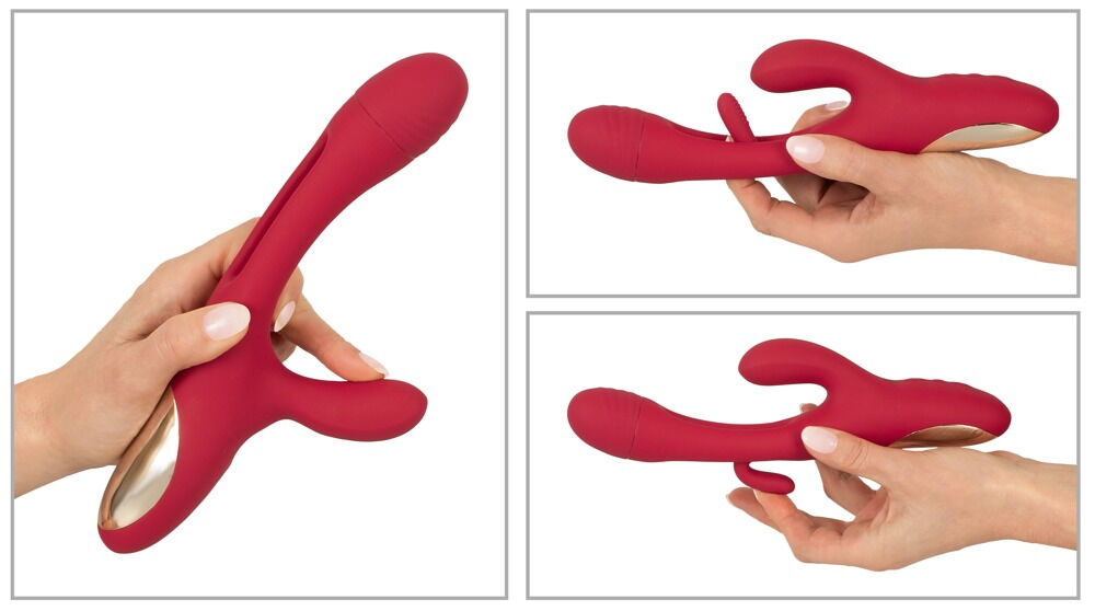 „Rabbit Vibrator with G-Spot Stimulation“ mit Flicking-Tounge-Funktion