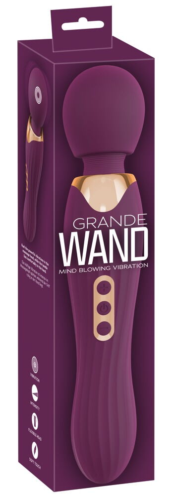 Massagestab „Grande Wand“ mit 5 Vibrationsmodi in je 7 Intensitäten