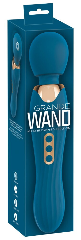 Massagestab „Grande Wand“ mit 5 Vibrationsmodi in je 7 Intensitäten