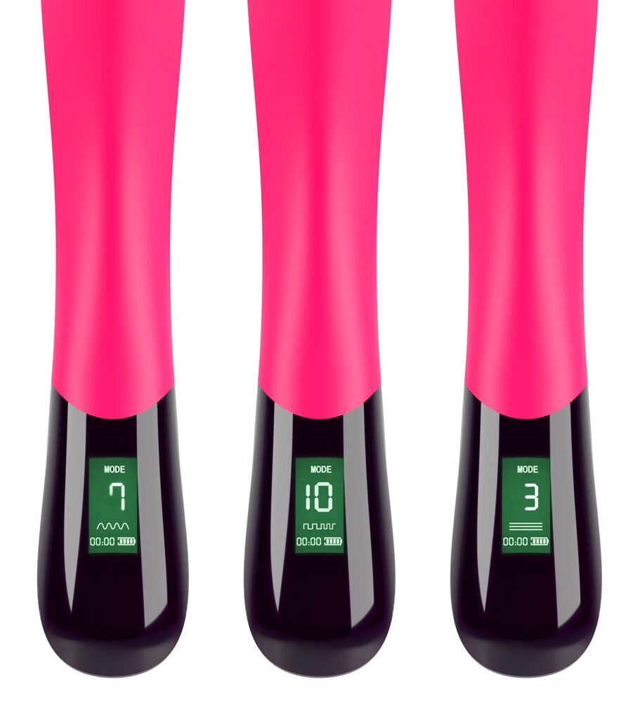 Vibrator „Pink Sunset G-Spot“ mit Digital-Display