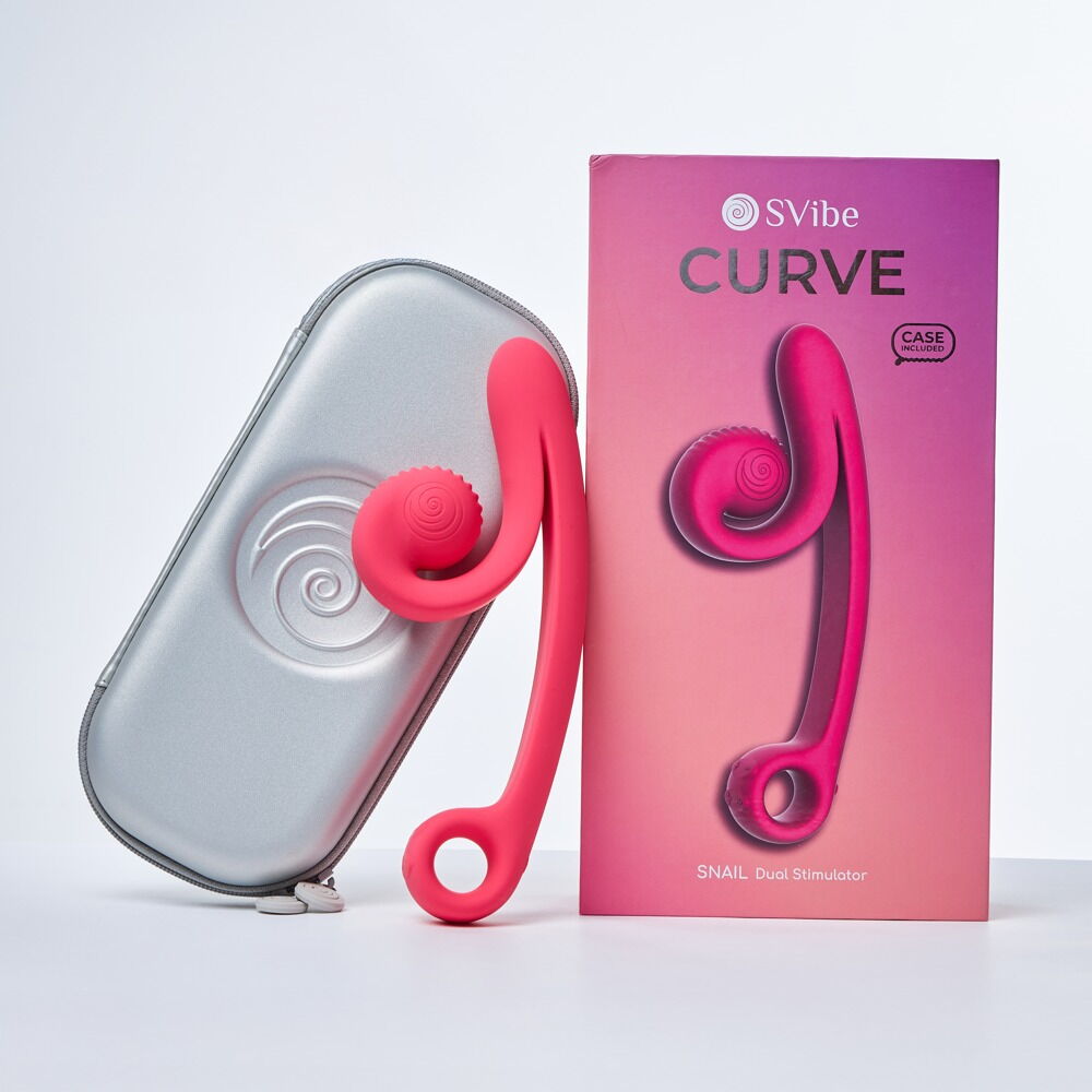 Vibrator „SVibe Curve“ mit 2 Motoren für 600 Vibrations-Kombinationen