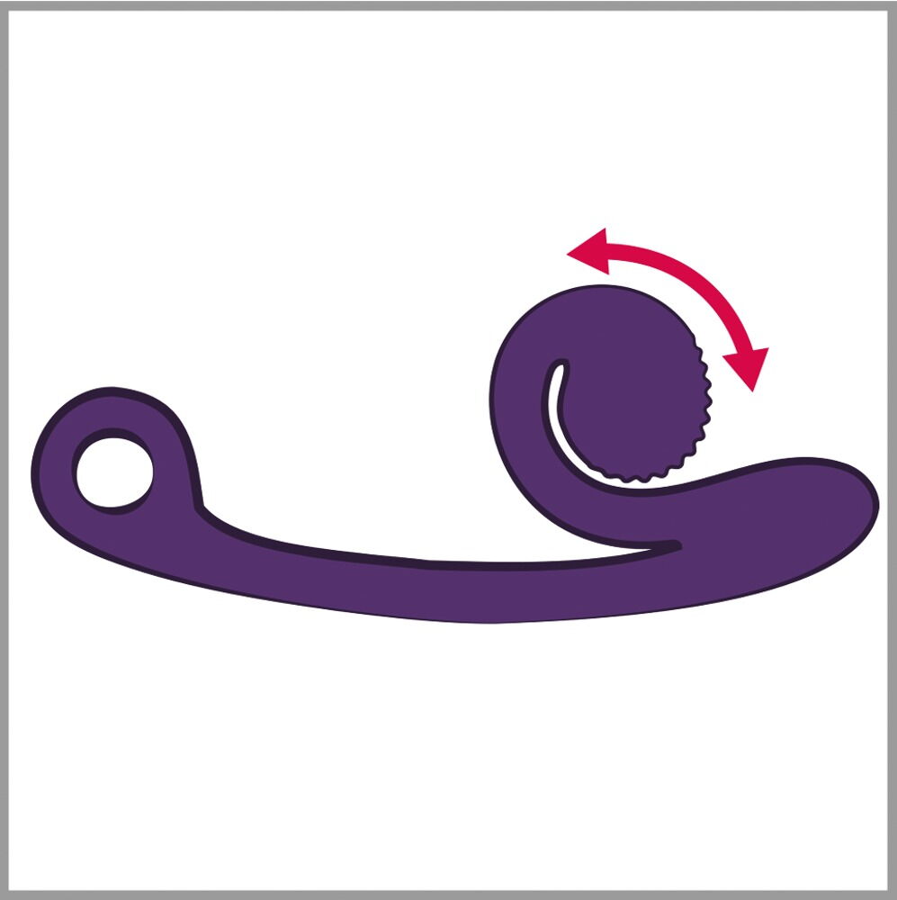 Vibrator „SVibe Curve“ mit 2 Motoren für 600 Vibrations-Kombinationen