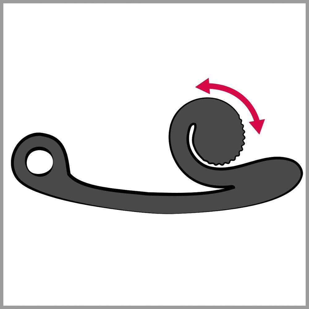 Vibrator „SVibe Curve“ mit 2 Motoren für 600 Vibrations-Kombinationen