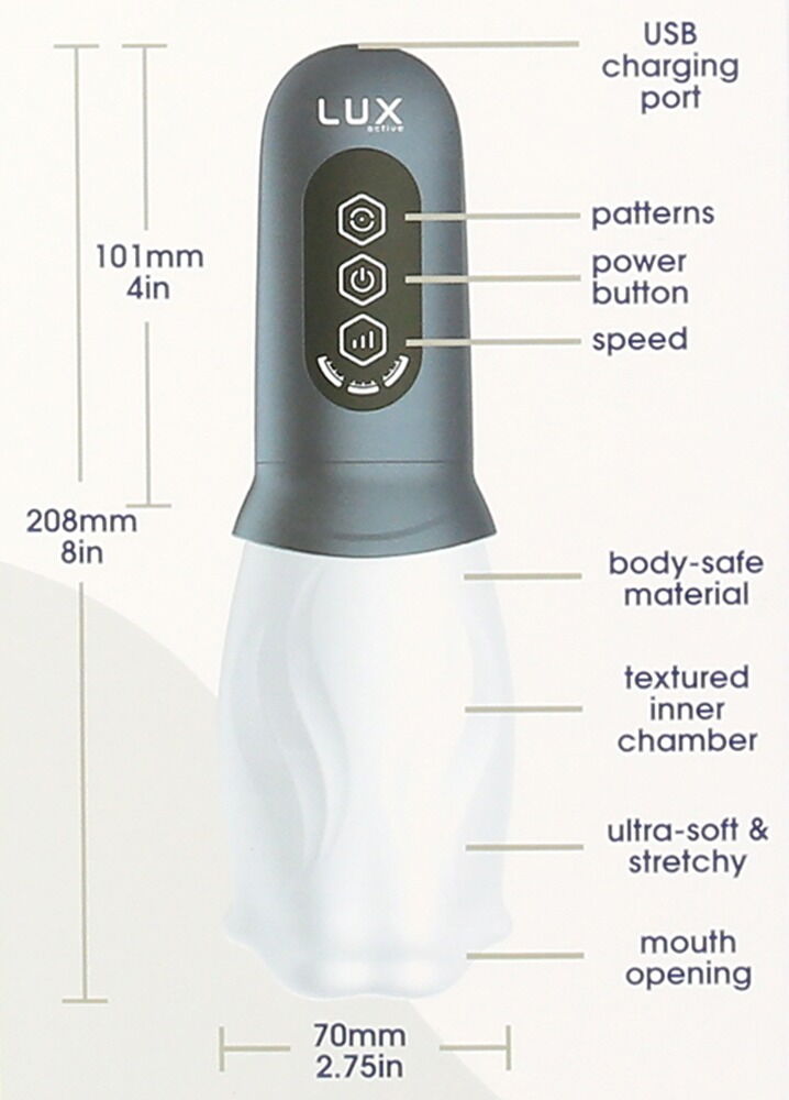 „LUX active First Class Rotating Masturbator Cup"