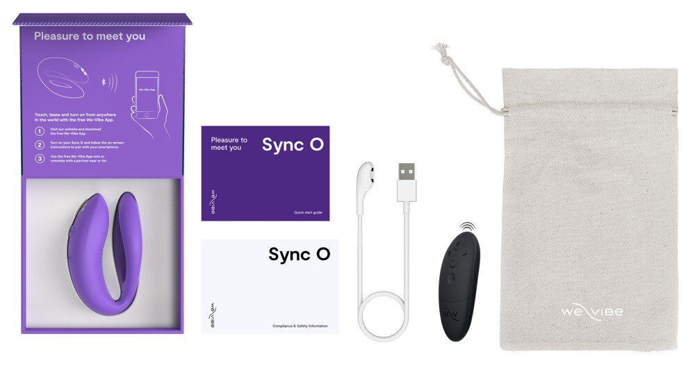 Paarvibrator „Sync O“ mit 10+ Vibrationsmodi per App oder Fernbedienung