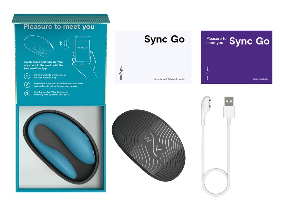 Paarvibrator „Sync Go“ mit 10+ Vibrationsmodi per App