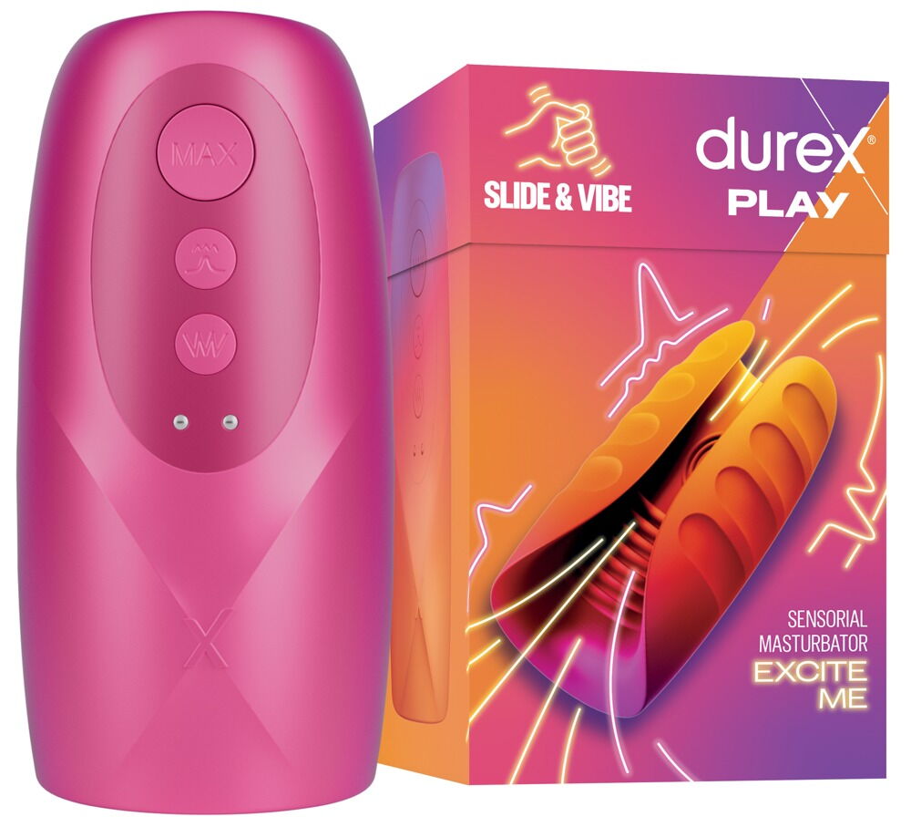 Masturbator „Slide & Vibe“ mit 7 Vibrations- und 3 Leckmodi