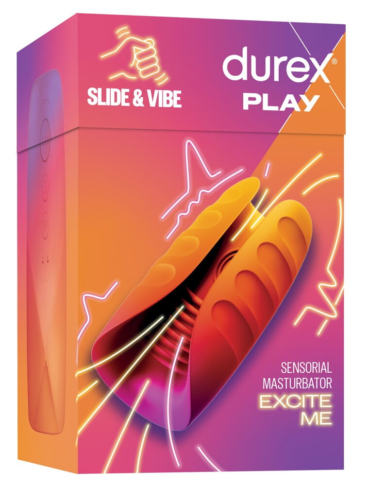 Masturbator „Slide & Vibe“ mit 7 Vibrations- und 3 Leckmodi