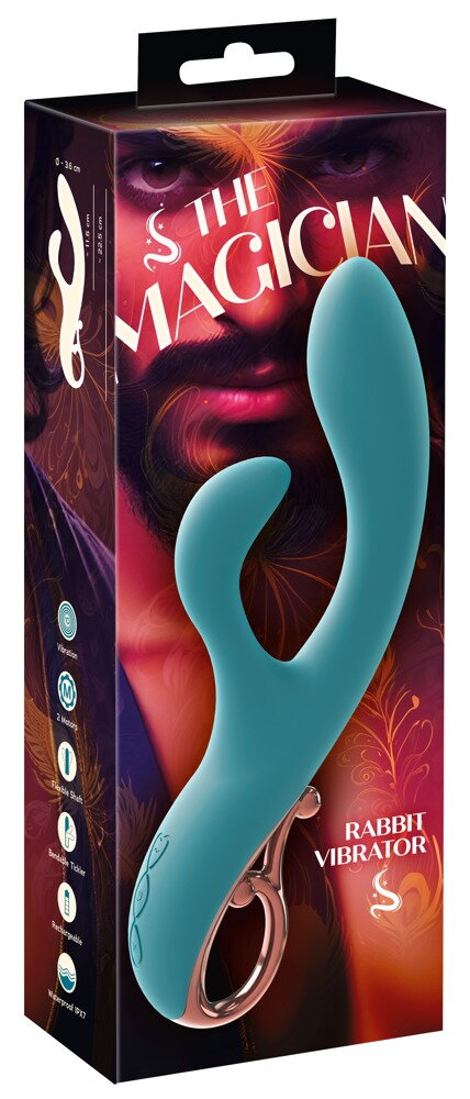 Rabbitvibrator „The Magician“ mit 2 Motoren