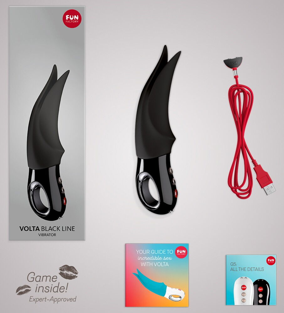 Vibrator „Volta“ mit 2 dynamischen Flatter-Spitzen