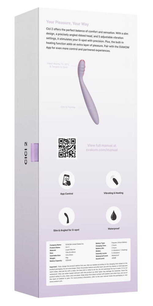 G-Punkt-Vibrator „Cici 2“ mit Wärmefunktion