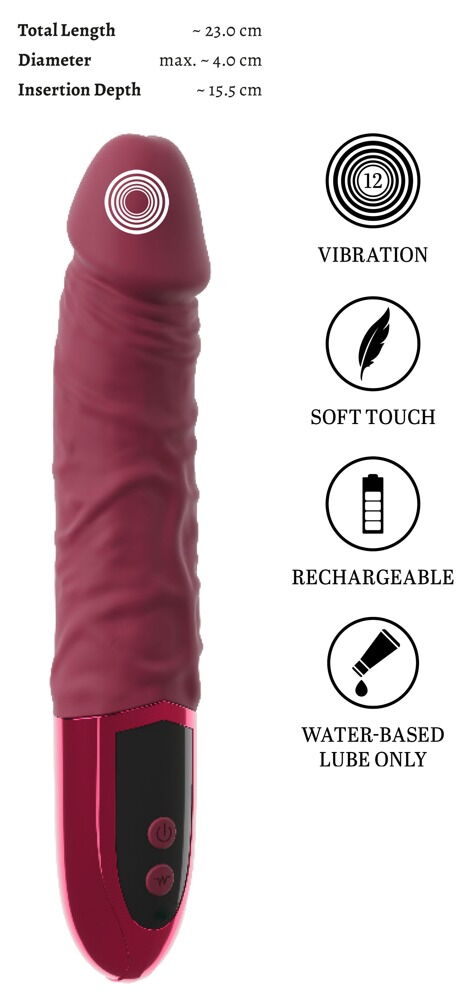 Naturvibrator „VARELO“ mit 12 Vibrationsmodi