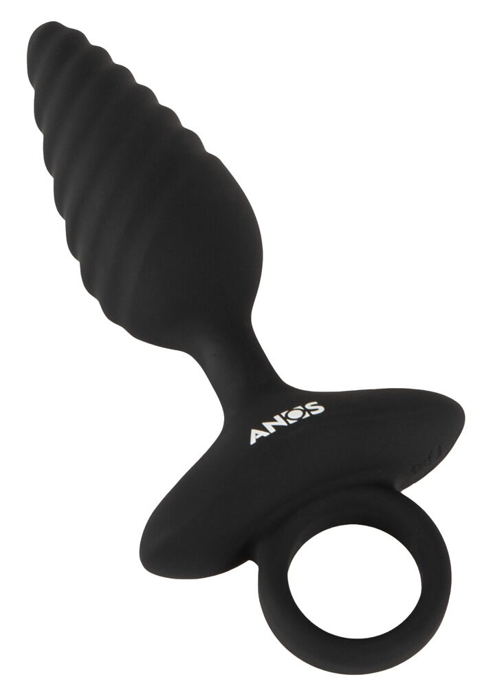 Vibro-Analplug im Spiral-Design