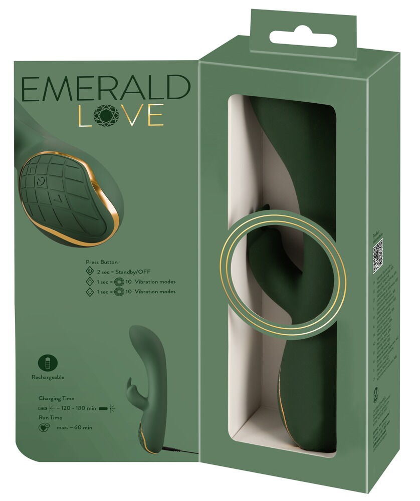 Rabbitvibrator „Luxurious“ mit 2 x 10 Vibrationsmodi