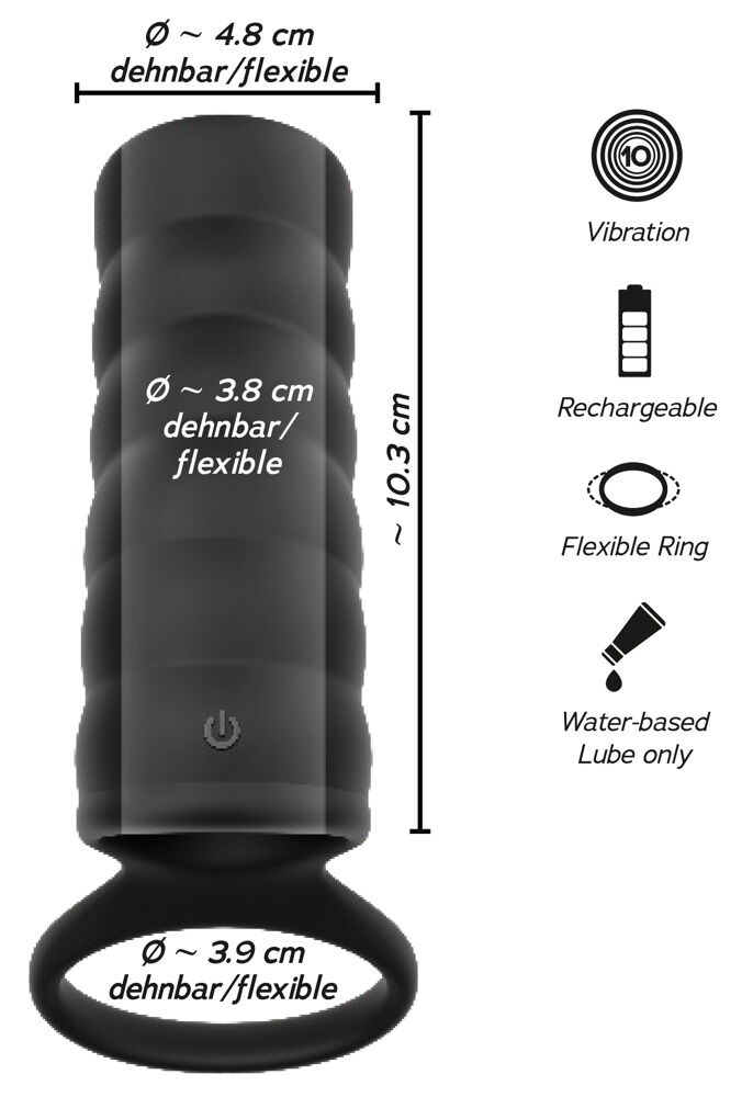Penismanschette mit Vibration