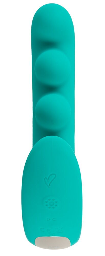 Rabbitvibrator „SYLORA“ mit Vibrokugeln