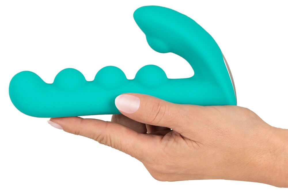 Rabbitvibrator „SYLORA“ mit Vibrokugeln