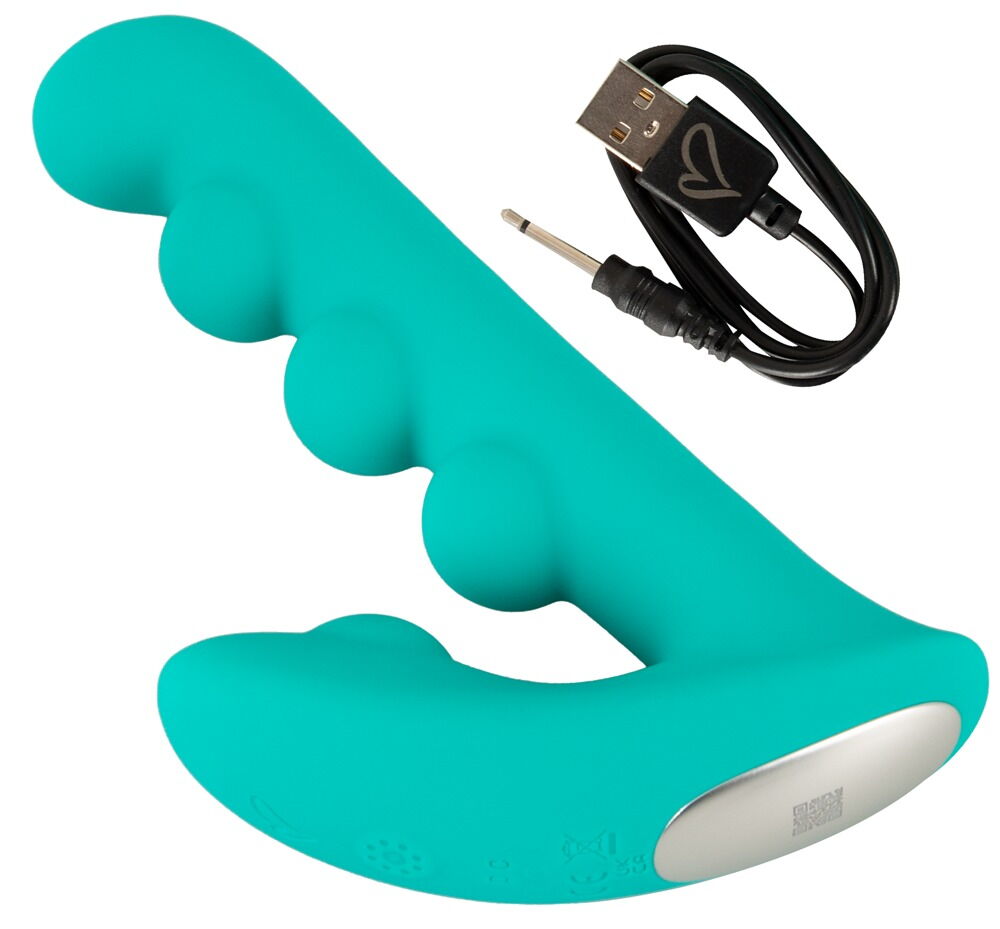Rabbitvibrator „SYLORA“ mit Vibrokugeln