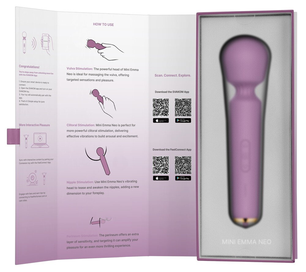 Massagestab „Mini Emma Neo“ auch per App steuerbar